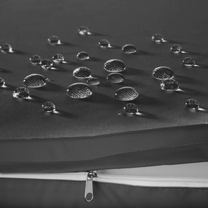 Rattan Garden Furniture Set 61 With Protective Cover - Nature/Dark Grey by tectake