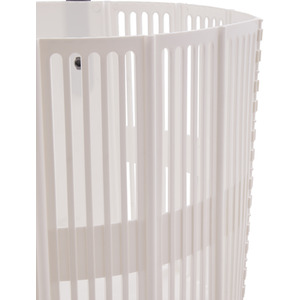 Laundry Basket Foldable Plastic with Handles - Grey by Livingandhome