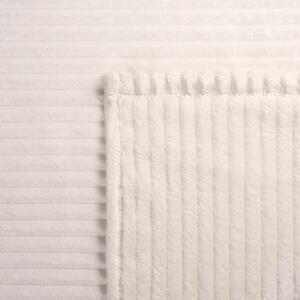 Ribbed Faux Fur Throw by OHS