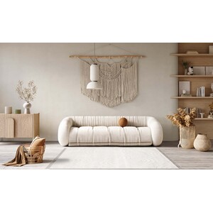 Scandi Muse Rug - White / 120cm