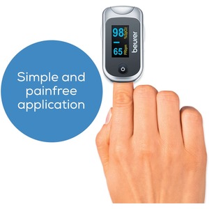 Pulse Oximeter Blood Oxygen Monitor spO2 Heart Rate - White by Beurer