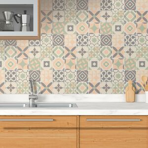Walplus Wall Tiles Stickers by WALPLUS