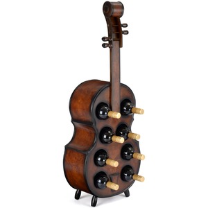 Cello Wine Rack Bottle Holder - Brown by Christow