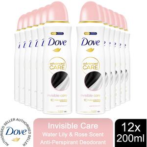 Dove Advanced Care Anti-Perspirant Deodorant Water Lily and Rose Scent, 200ml by Dove