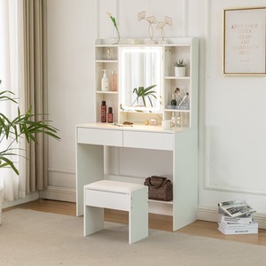 WestWood Dressing Table DT19 White - White by WestWood