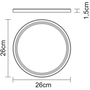 Tramontina Wooden Steak Plate 26 x 1.5 cm - Yellow by Tramontina