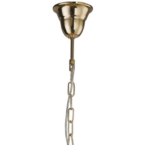 Vela Ceiling Pendant Chandelier 8 Light French Gold, Crystal - French Gold