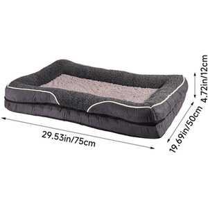 Kidkid Dog Beds Anti-Slip Sleeping Bed - Dark Grey / 75cm by Kidkid