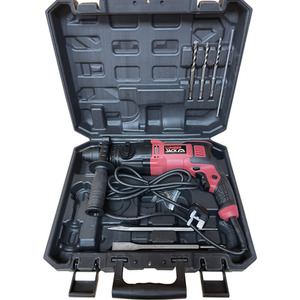 Lumberjack SDS Rotary Hammer Drill with Drilling Bits Included - Red by Lumberjack