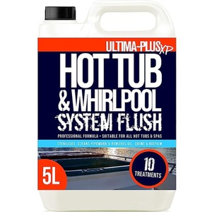Hot Tub Whirlpool and Spa System Flush - White / 5l by Ultima-Plus XP
