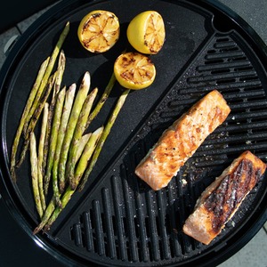 BBQ 2 Plancha 40 Grill Plate - Black by Cadac