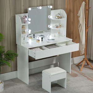 WestWood Dressing Table DT18 White - White by WestWood