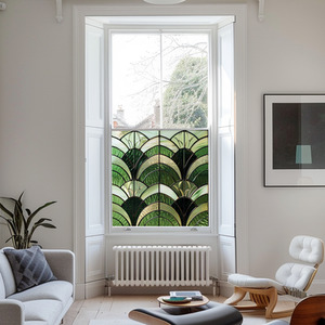 Acerno Art Deco Stained Glass Window Film by Creative Printing Solutions