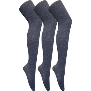 3 Pair Coloured Opaque 80 Denier Plain Block Colour Tights by Sock Snob