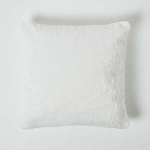Soft Touch Faux Fur Cushion 46 x 46 cm by Homescapes