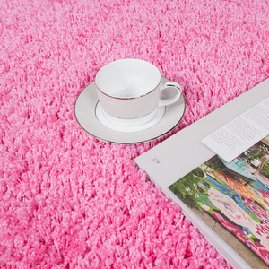 Soft Value Barbie Pink Shaggy Area Rug by The Rug House