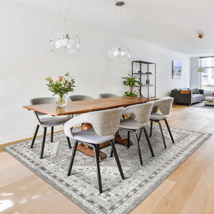 Vernal Senglea Grey Machine Washable Rug - Grey / 200 cm x 300 cm by Vernal