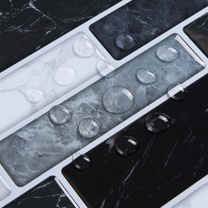 10Pcs Marble Effect Tile Stickers by Livingandhome
