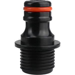 BSP Male Adaptor (0.5 inch) to 12.5mm Hozelock Hose Adaptor - Black by DNA PACKAGING LTD