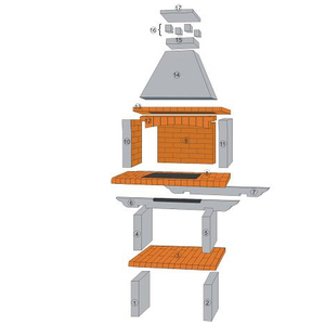 Huge Mediterrani Stone Masonry BBQ - by Callow