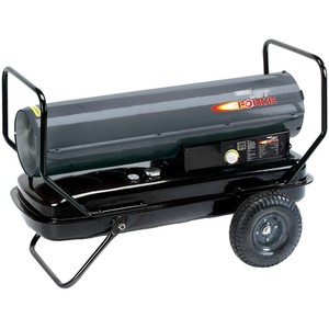 Draper Jet Force Diesel Kerosene Space Heater (175,000 BTU 51kW) - Grey by Draper