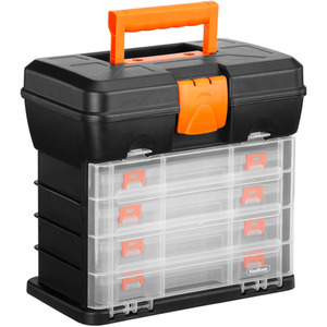 Utility Tool Box - Black by VonHaus