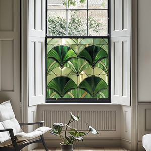 Albidona Stained Glass Privacy Window Film by Creative Printing Solutions