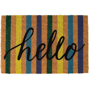 Printed Summer Coir Mat - Multicolour