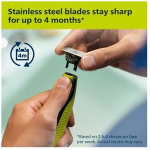 Philips Norelco Oneblade 360 Face Hybrid Electric Trimmer - Black by Philips