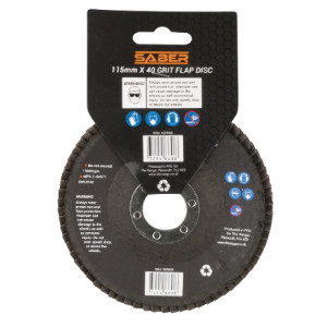 Saber Grit Flap Removal Disc - 115Mm X 40 by Saber