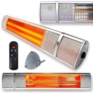 Wall Mounted 2000W Electric Patio Heater - Grey