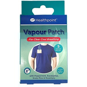 Pack of 5 Vapour Patches - White by Healthpoint