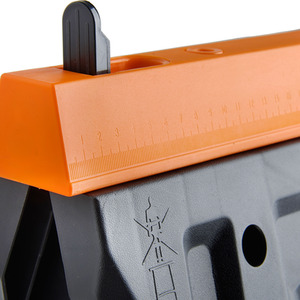 Folding Saw Horse Twin Pack - Black by VonHaus