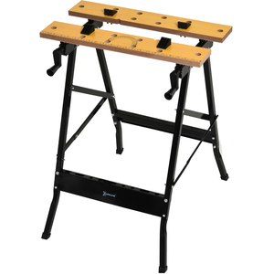 DURHAND 4 in 1 Work Bench - Brown and Black by DURHAND