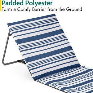 Folding Beach Mat with Adjustable Backrest by Trail