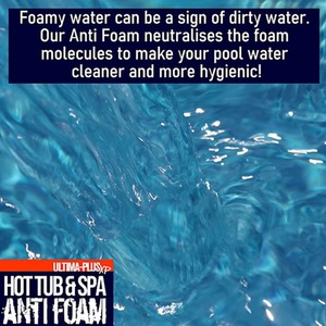 Hot Tub Jacuzzi Pool and Spa Anti Foam Cleaner - White / 2l by Ultima-Plus XP