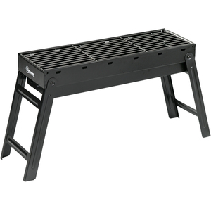 Outsunny Portable Charcoal Grill - Black / 20cm by Outsunny