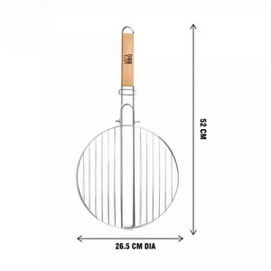 BBQ Mesh Grill Basket - Silver / 26.5cm by Marco Paul