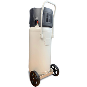 50L Vertical Air Compressor Oil Free 10 Bar - White by Autojack