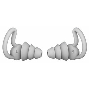 Reusable Noise Cancelling Earplugs - White / 3 Tier