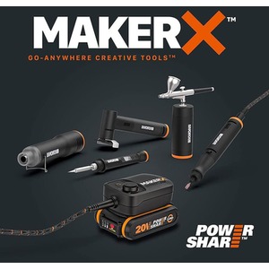 20V Wood and Metal Crafter Soldering Kit - Black by WORX