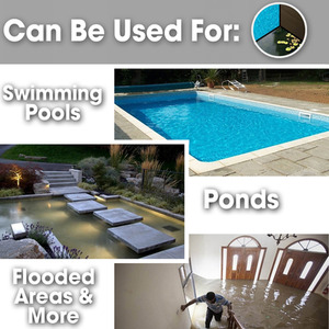 Terratek 1100W Submersible Water Pump Stainless Steel Dirty Pound Sump Pump - Silver by Terratek