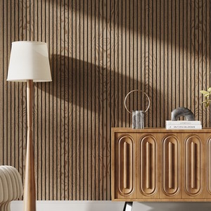 Self-Adhesive Wood Grain Acoustic Cladding Panel by Livingandhome