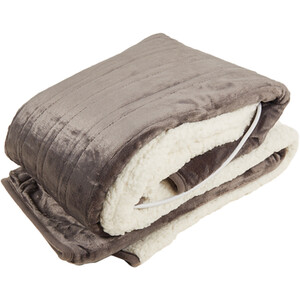 Slumberdown Heated Throw - Beige by Slumberdown