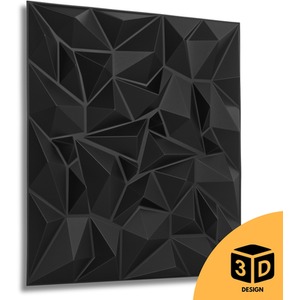 3D Wall Panels (50x50 cm) PVC Cladding Panel with Diamond Design by NOVECRAFTO