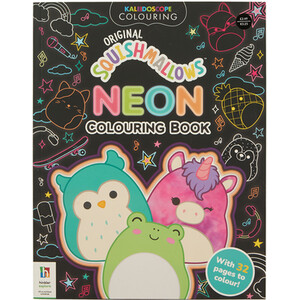 Squishmallows Colouring Book - Black by Squishmallows