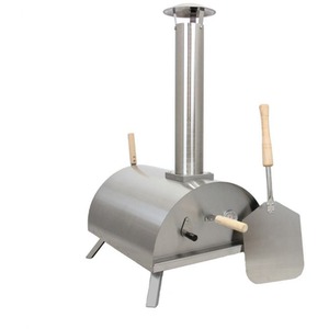 Outdoor Table Top Pizza Oven - Silver by Monstershop