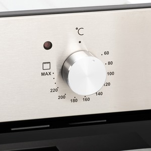 60cm Fan Assisted Oven with 7 Oven Functions - Silver by Willow