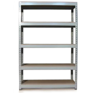 Q-Rax Grey Metal Shelving Units 120cm x 180cm x 50cm - Grey - Grey by Monster Racking