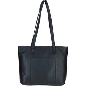 Bray Leather Shoulder Bag with Secure Zip Pocket - Black by Ashwood Leather